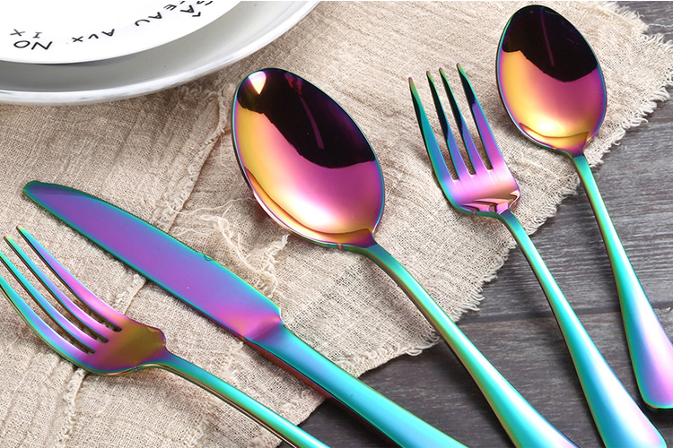 Stainless Steel Flatware မီးဖိုချောင်သုံး မီးဖိုချောင်သုံး ငွေထည်ပစ္စည်းအစုံ - Kitchen Essentials