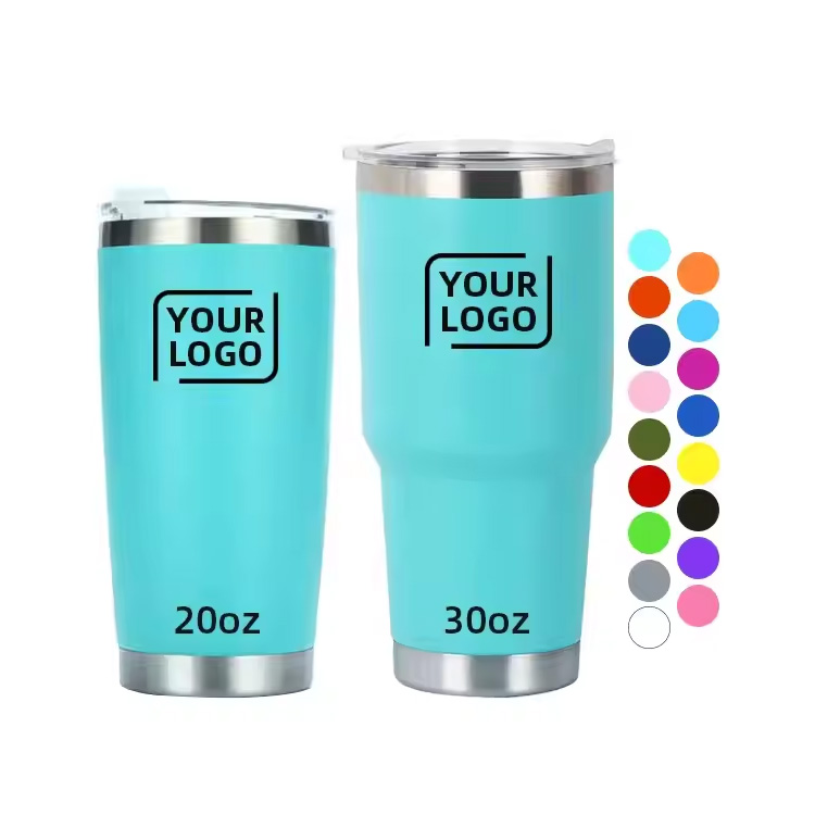 20oz 30oz နှစ်ဆ Wall Vacuum Invulated Travel ကော်ဖီခွက်