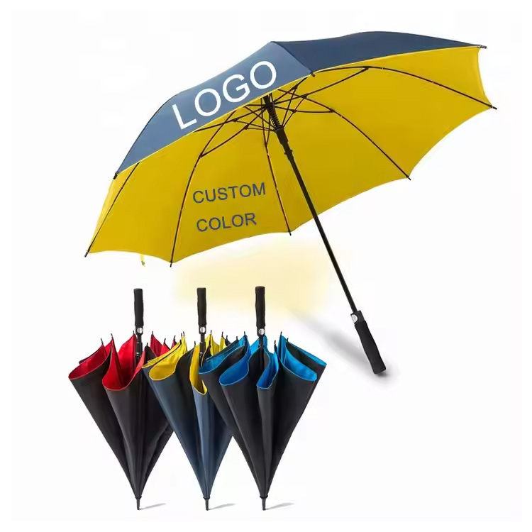Custom Logo နှစ်ဆ Candope နှင့်အတူ Business Umbrella