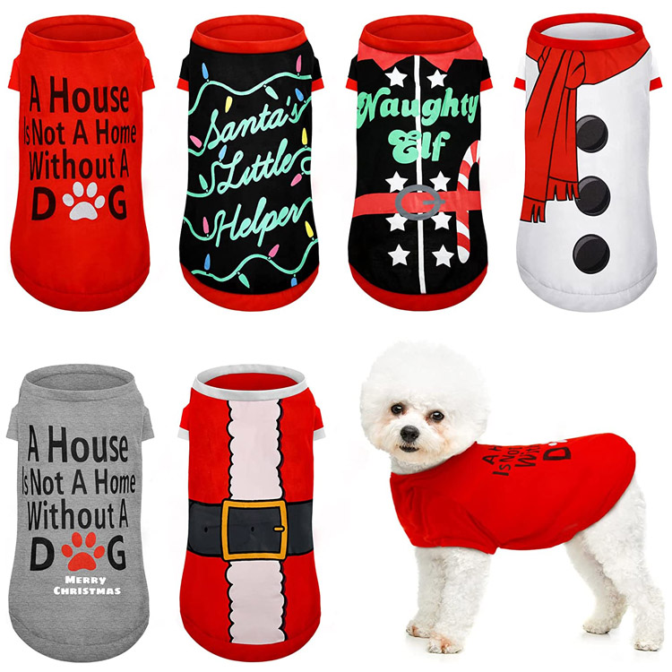 လက်ကား Puppy Costume Xmas Apparel ခွေးခရစ္စမတ်အဝတ်အစား