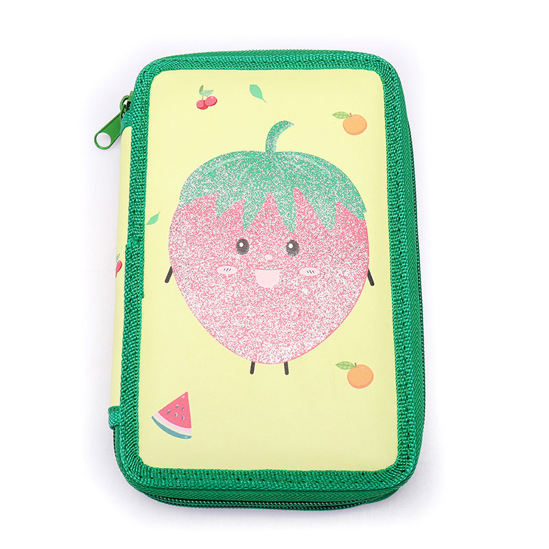 Double Zipper Pencil Case