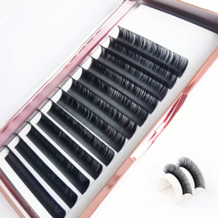 Faux CIRS fluffy သဘာဝအရည်အသွေးကိုရီးယား Minke eyelash