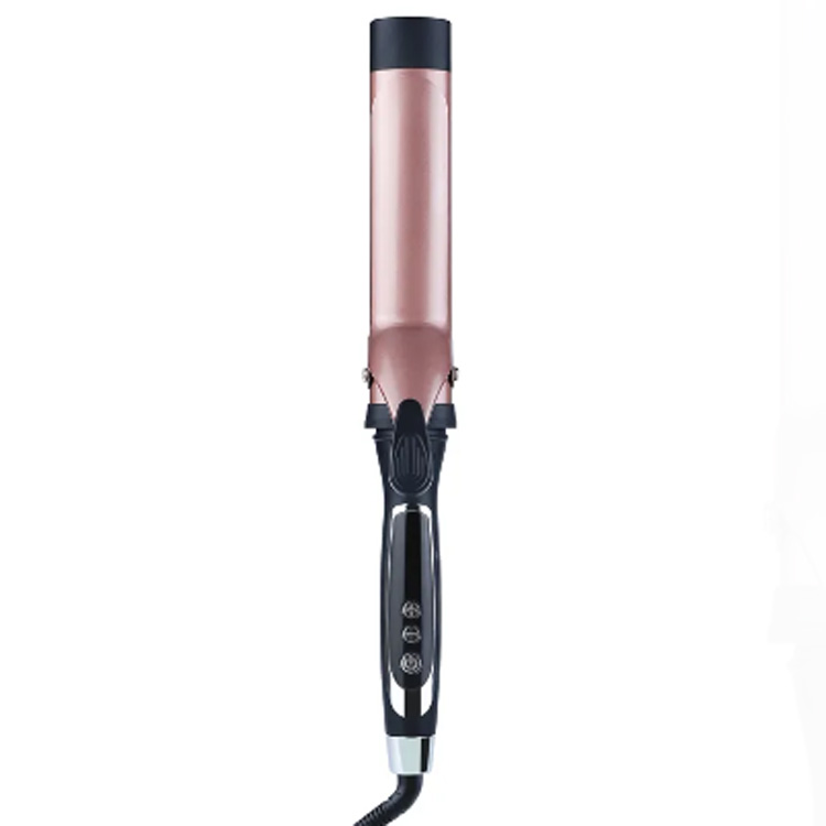 ဆံပင်ကြိတ်စက် Curler Crimper ဆံပင်သံ Big Barrel Curling Iron