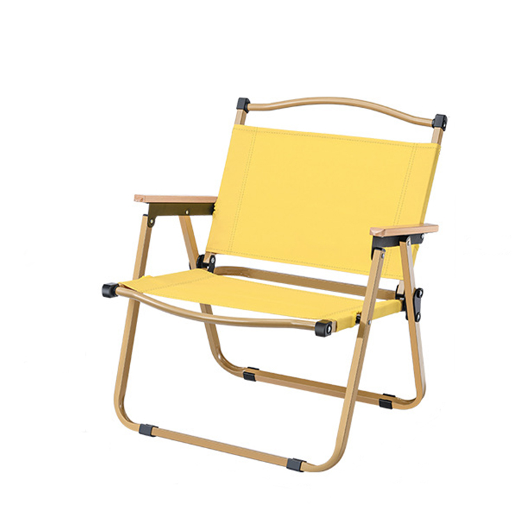 အရည်အသွေးမြင့်ပေါ့ပါးသောသံမဏိခေါက်သိမ်းထားသည့်စခန်းချခြင်းကုလားထိုင်