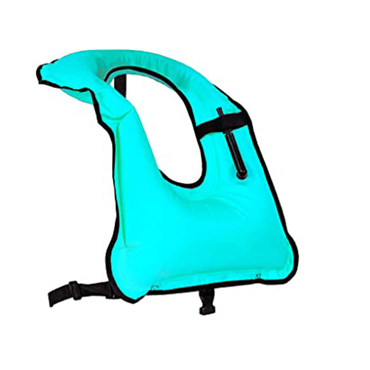 Inflatable Safety Jacket အိတ်ဆောင် Swim Life Snorkel Vest