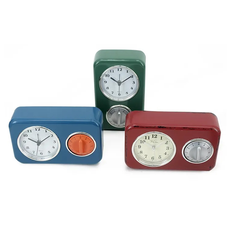 အချိန်ထူးခြားသောဒီဇိုင်း Vintage Table Timer နာရီ