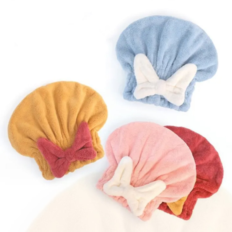 Microfiber ဆံပင်သည်လေးလံသောရေချိုးခန်း ဦး ထုပ်ဆံပင် taban နှင့်အတူခြောက်သွေ့ခြင်း