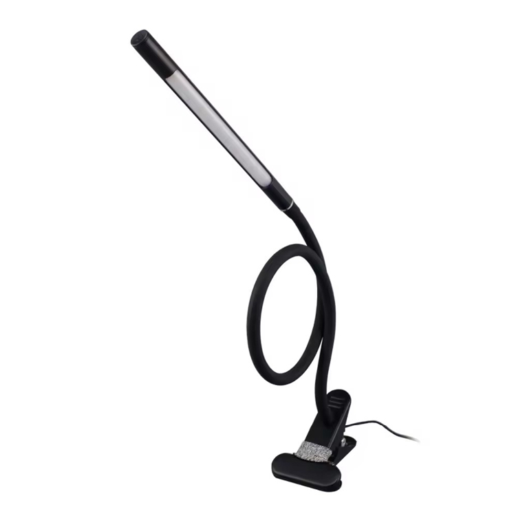 ခေတ်မီမီးအိမ် ကလစ်စားပွဲ ကုတင်ဘေးရှိ USB LED Flexible စားပွဲတင်မီးအိမ်