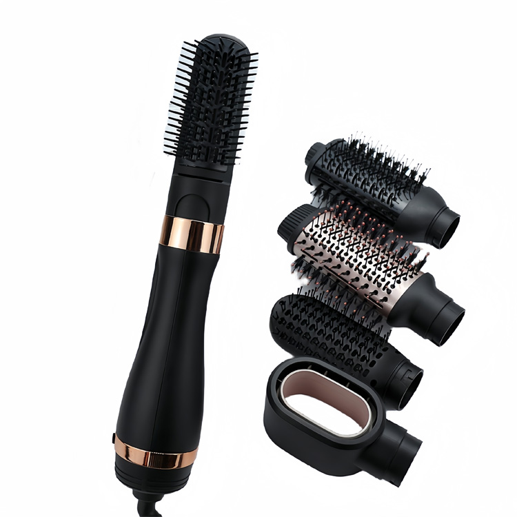 Multi Multifunctional ဆံပင်အခြောက်ခံစက်ဆံပင်ရွှေရောင် Styler