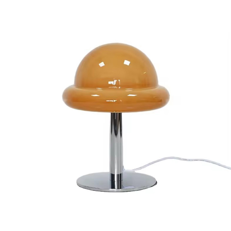 Nordic Style ဒီဇိုင်း Atmosphere Glass Lollipop စားပွဲတင်မီးအိမ်