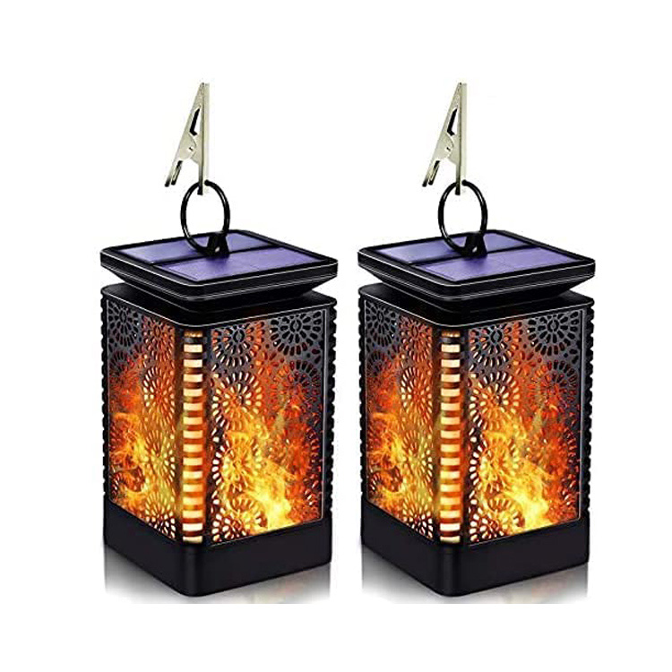 Outdoor Flickering Hanging Flame Lamp ဆိုလာမီးအိမ်အလင်းရောင်