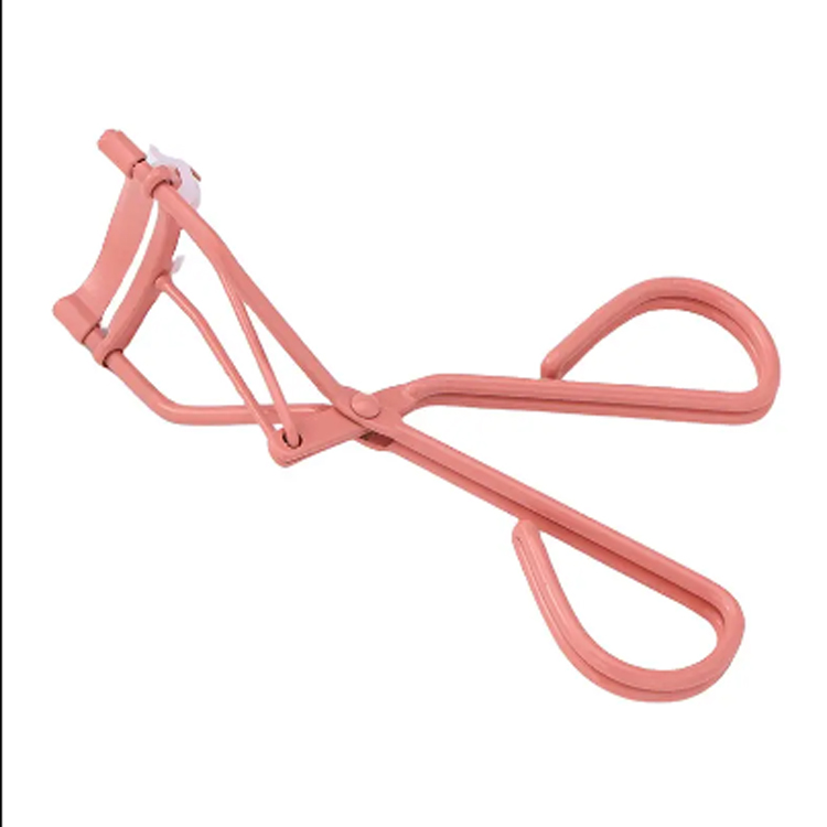 ပန်းရောင်သံမဏိဝါယာကြိုးဖြူဖြူ curler ey eyelash curler