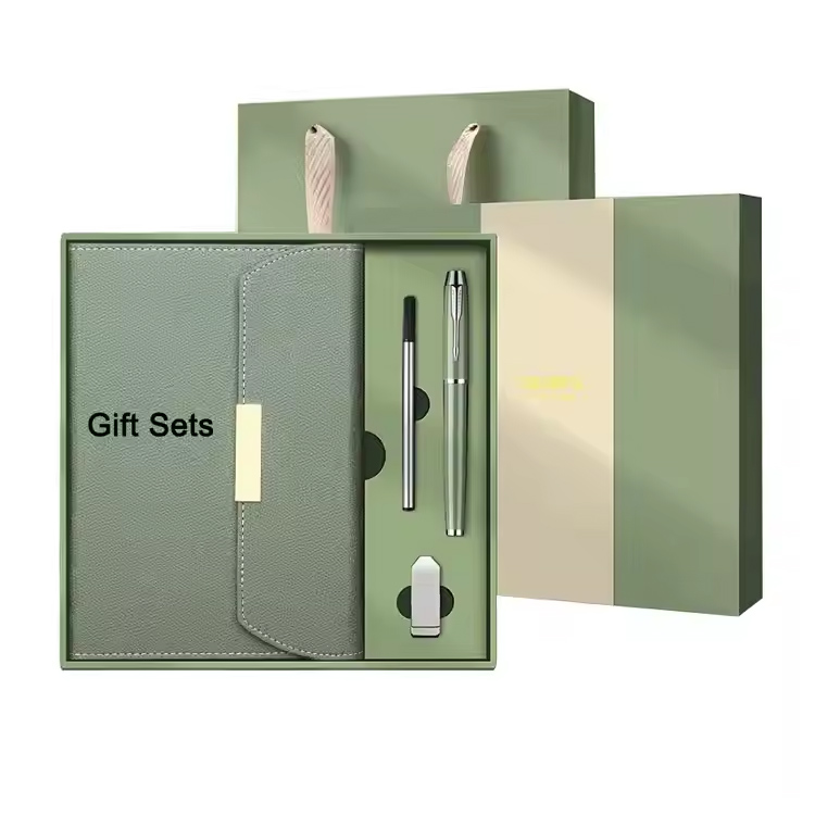 Premium Processional Business Gift သည် Notebook Pen 1 တွင် 4 ခုကိုသတ်မှတ်ပါ