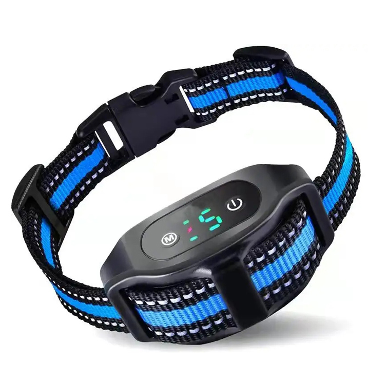 Beep Vibration ဖြင့် အားပြန်သွင်းနိုင်သော Dog Anti Bark Collar