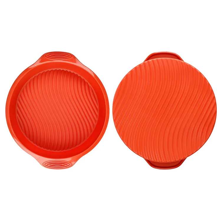 Silicone Round Cake Cake မှိုမှိုမုန့်ဖုတ်ဒယ်အိုး