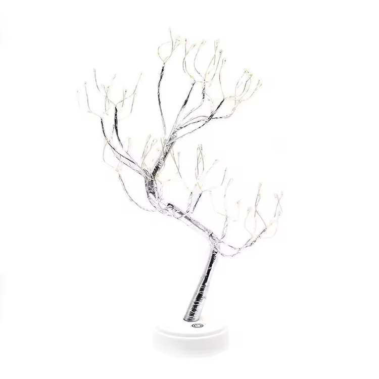 Usb ဘက်ထရီ Led Wire Pearl အတွင်းပိုင်းအလှဆင်သစ်ပင်စားပွဲတင်မီးအိမ်