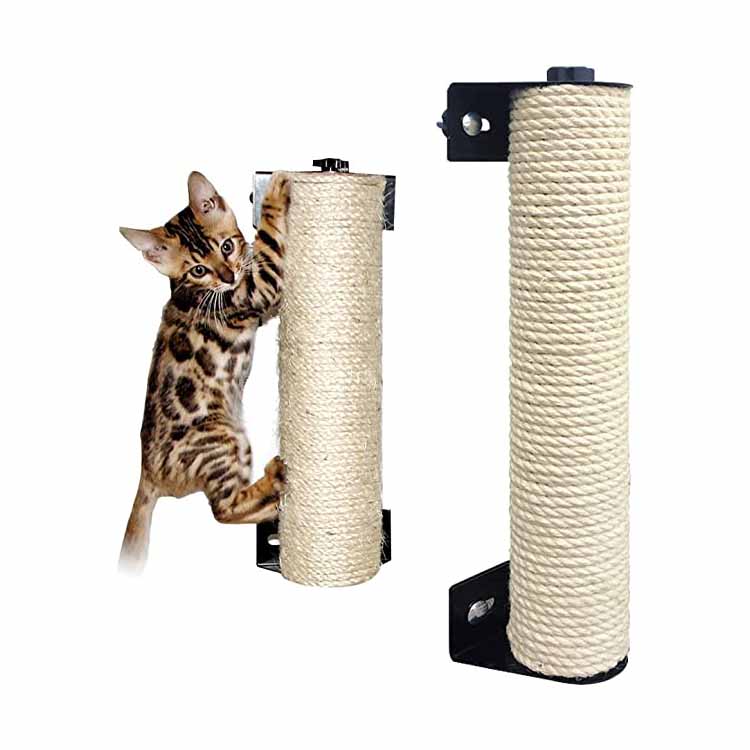 Wall Mount Sisal ခြစ်ရာ Post Post Claw Climber